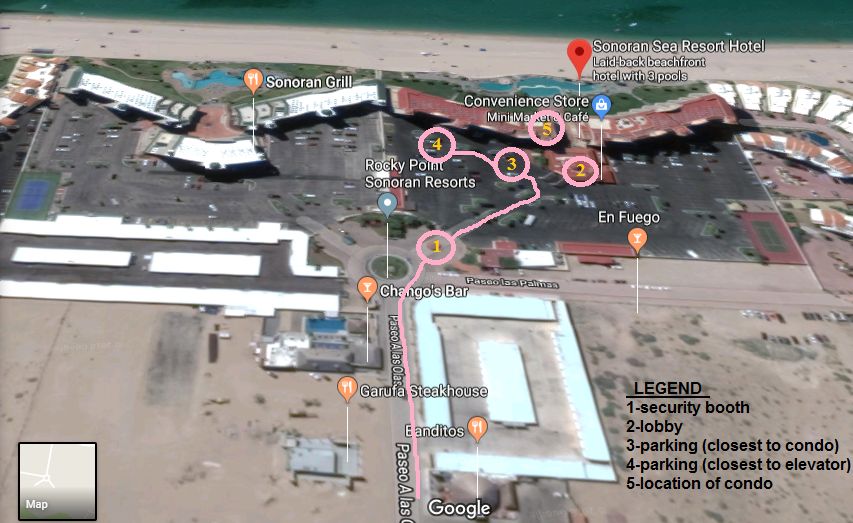 Parking at Sonoran Sea Resort